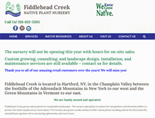 Tablet Screenshot of fiddleheadcreek.com